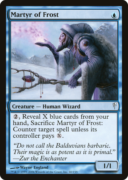Martyr of Frost (CSP-040) (Foil)