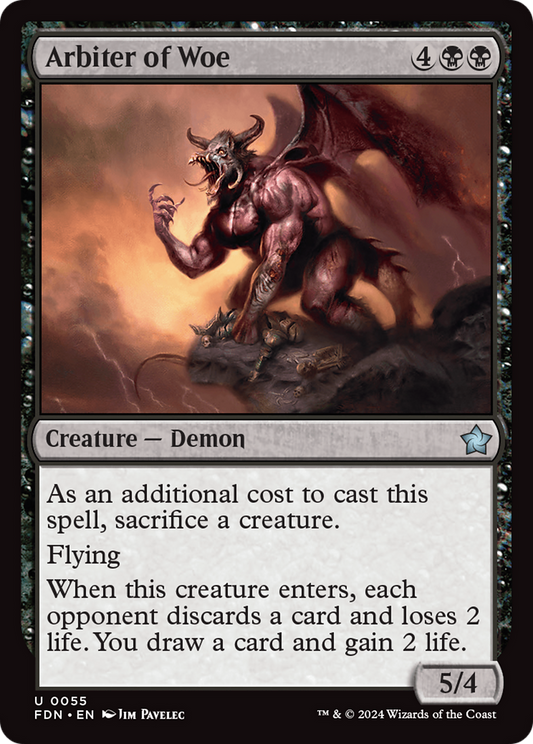 Arbiter of Woe (FDN-055) (Foil)