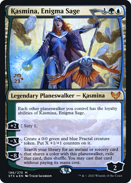 Kasmina, Enigma Sage (PRE-196S) (Foil)