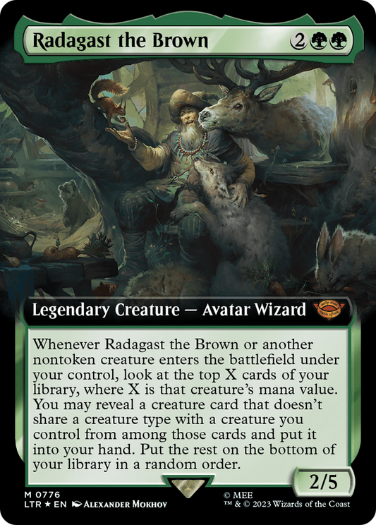 Radagast the Brown (LTR-776) (Extended Art) (Surge Foil)