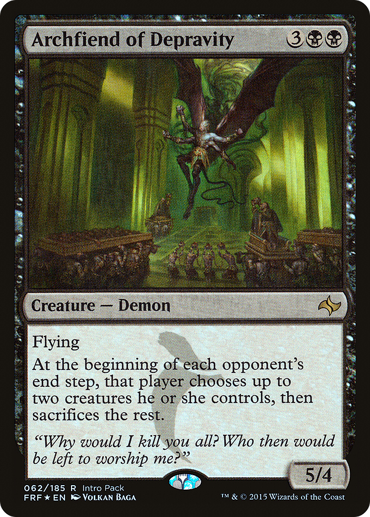Archfiend of Depravity (UMP-062) (Foil)
