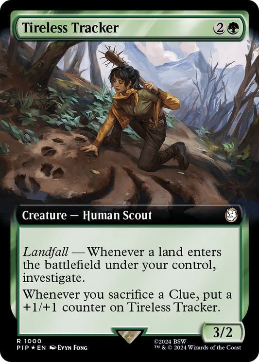 Tireless Tracker (PIP-1000) (Extended Art) (Surge Foil)