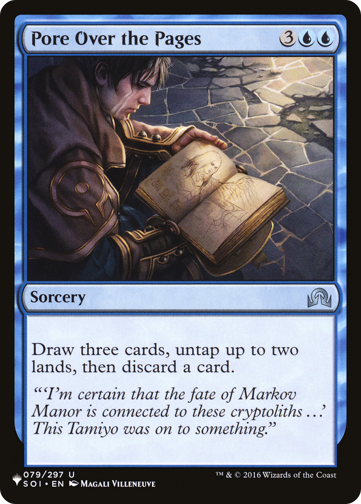Pore Over the Pages (LIST-SOI-79)