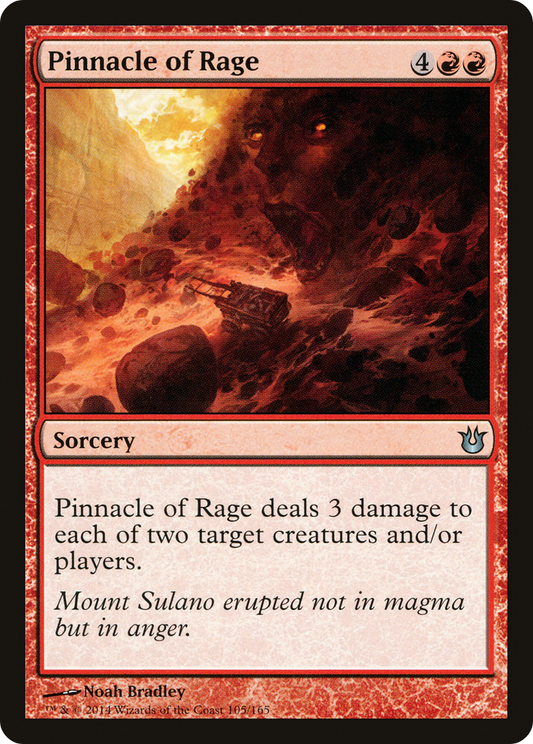 Pinnacle of Rage (BNG-105) (Foil)