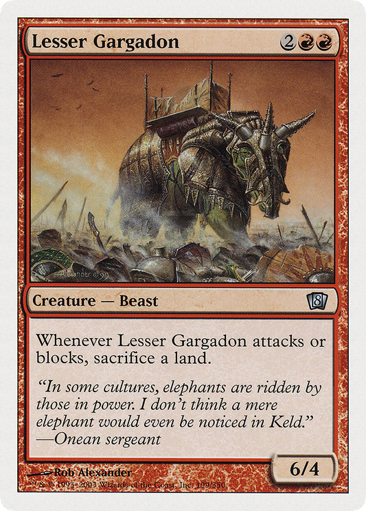 Lesser Gargadon (8ED-199★) (Foil)