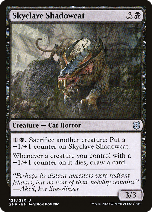 Skyclave Shadowcat (ZNR-126) (Foil)