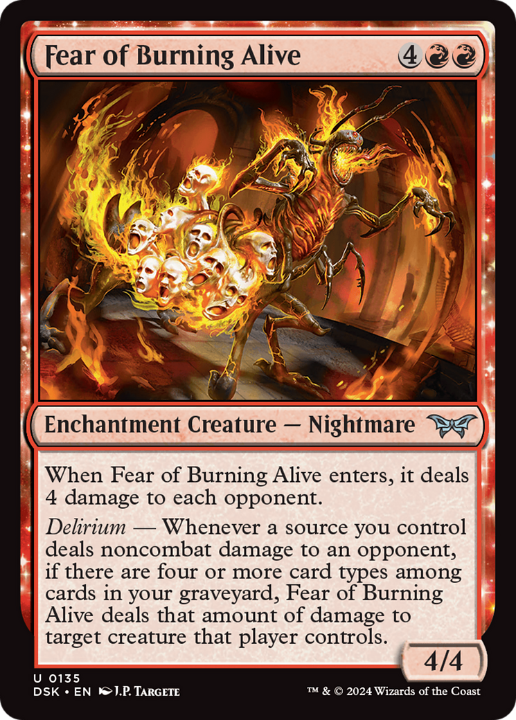 Fear of Burning Alive (DSK-135) (Foil)