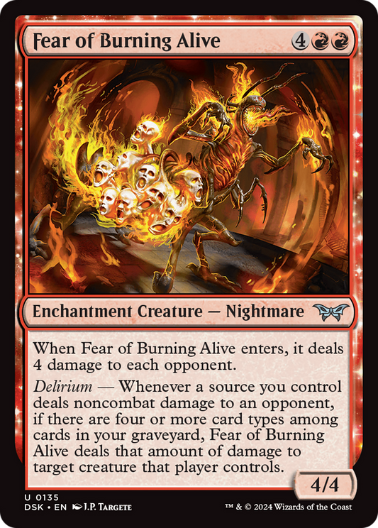 Fear of Burning Alive (DSK-135) (Foil)