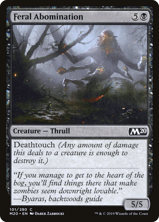 Feral Abomination (M20-101)