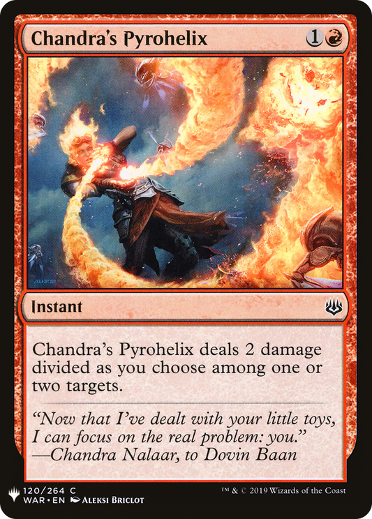 Chandra's Pyrohelix (LIST-WAR-120)