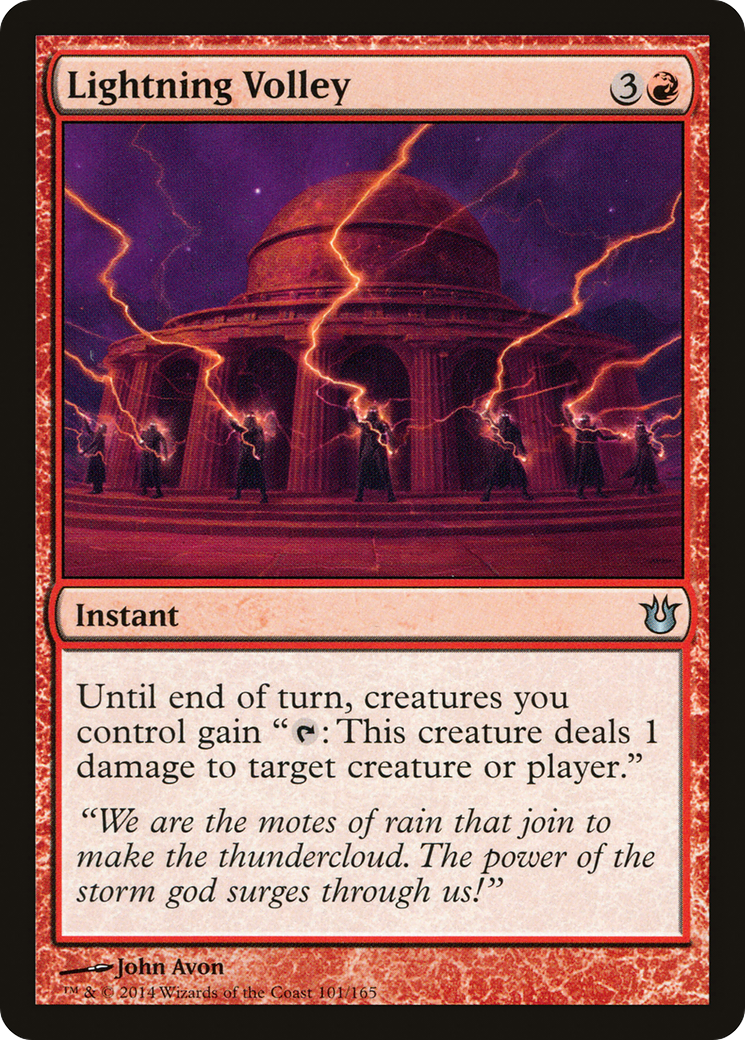 Lightning Volley (BNG-101) (Foil)