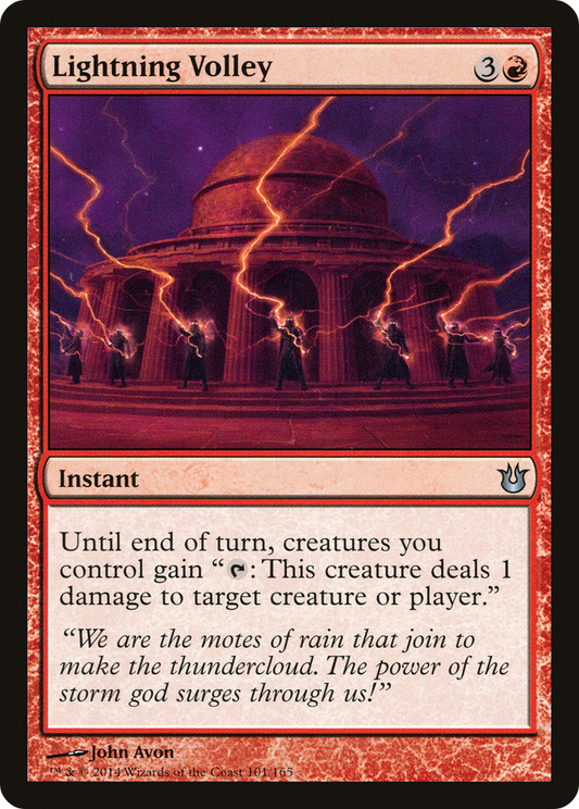 Lightning Volley (BNG-101) (Foil)