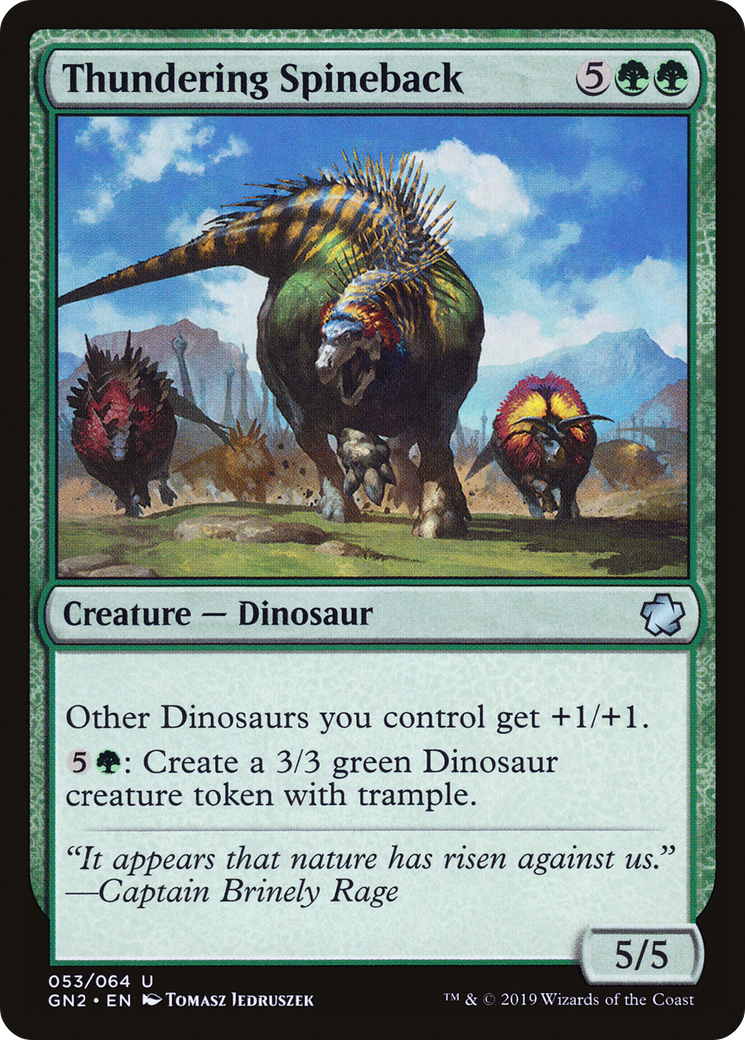 Thundering Spineback (GN2-053)