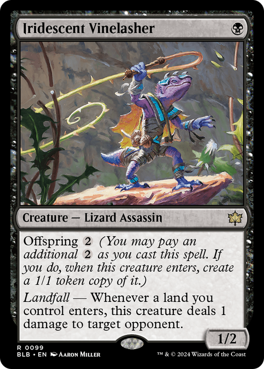 Iridescent Vinelasher (BLB-099) (Foil)