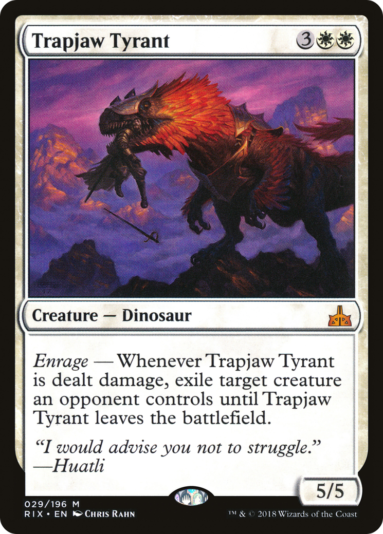 Trapjaw Tyrant (RIX-029) (Foil)