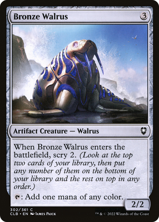 Bronze Walrus (CLB-302)