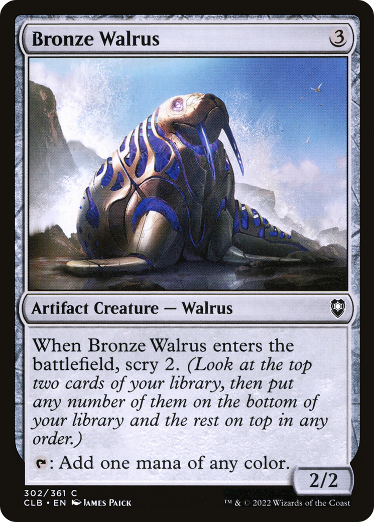 Bronze Walrus (CLB-302) (Foil)