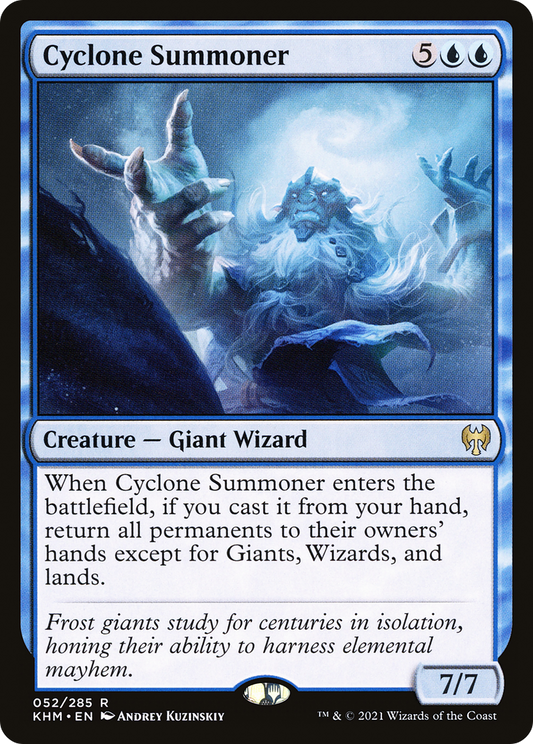 Cyclone Summoner (KHM-052) (Foil)