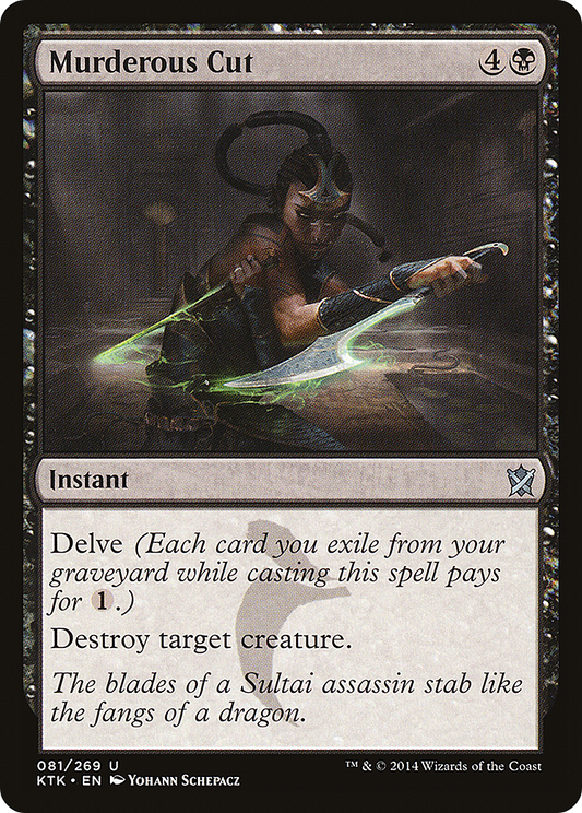 Murderous Cut (KTK-081) (Foil)