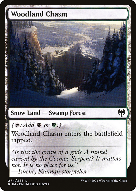 Woodland Chasm (KHM-274) (Foil)
