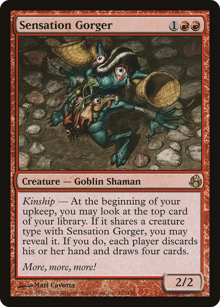 Sensation Gorger (MOR-102) (Foil)