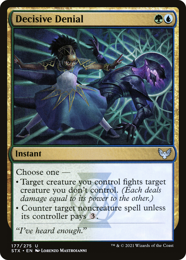 Decisive Denial (STX-177) (Foil)