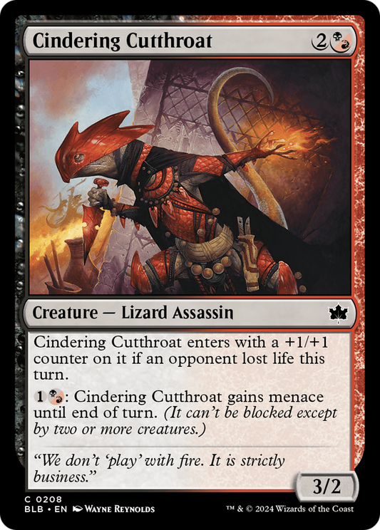 Cindering Cutthroat (BLB-208)