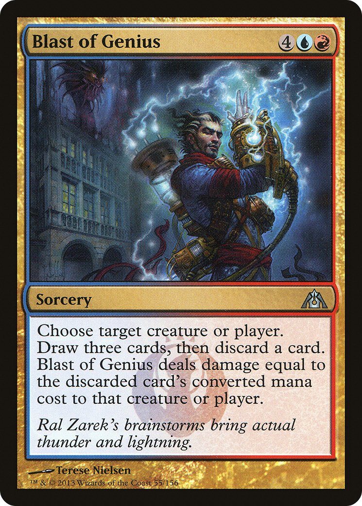 Blast of Genius (DGM-055) (Foil)