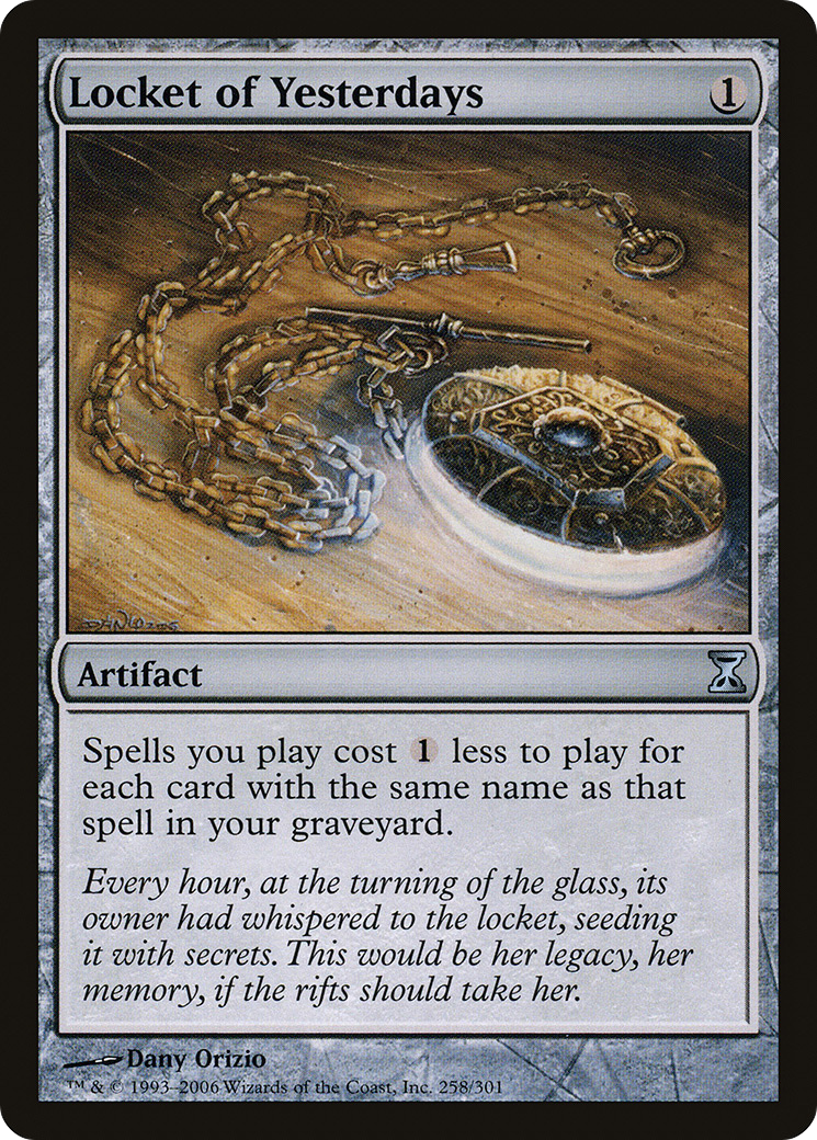 Locket of Yesterdays (TSP-258) (Foil)