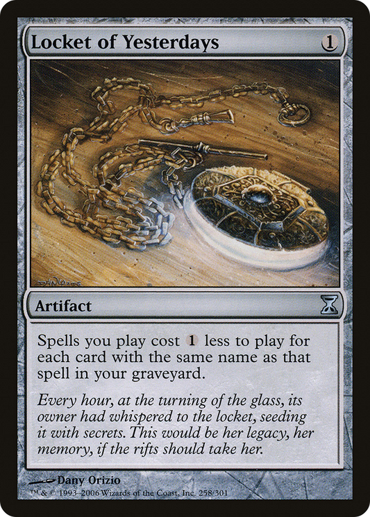 Locket of Yesterdays (TSP-258) (Foil)