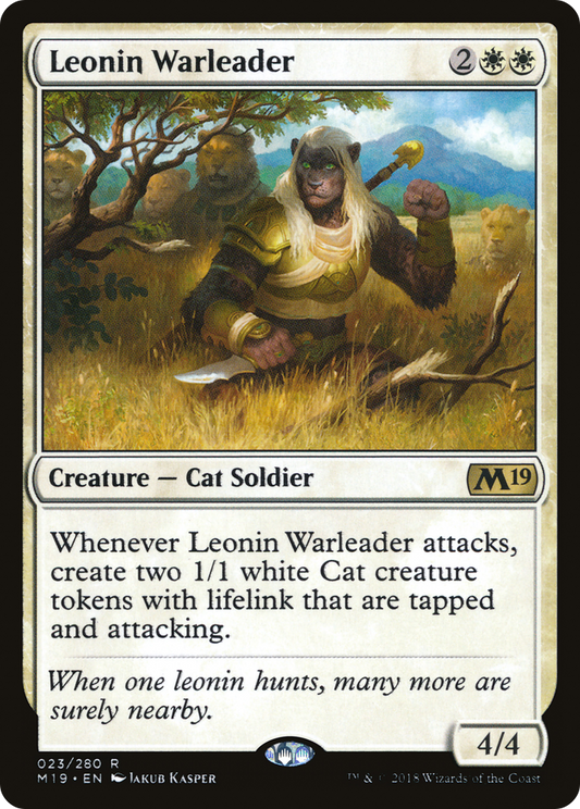 Leonin Warleader (M19-023) (Foil)