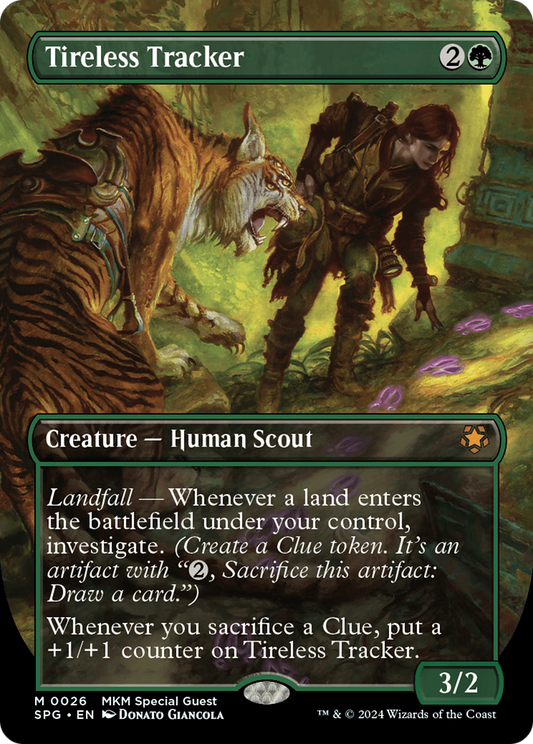 Tireless Tracker (SPG-026) (Borderless) (Foil)