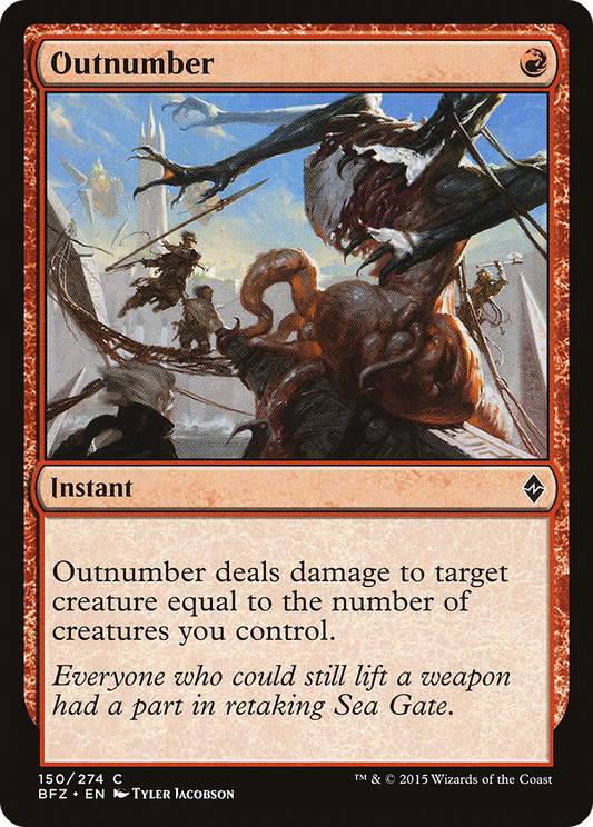 Outnumber (BFZ-150) (Foil)