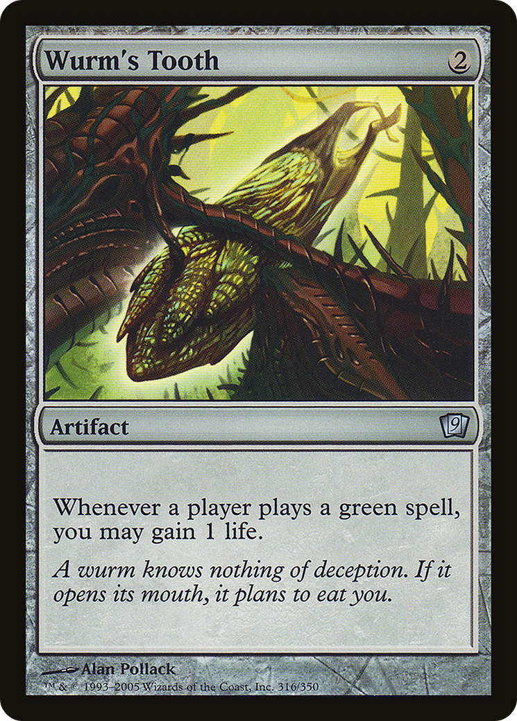 Wurm's Tooth (9ED-316★) (Foil)