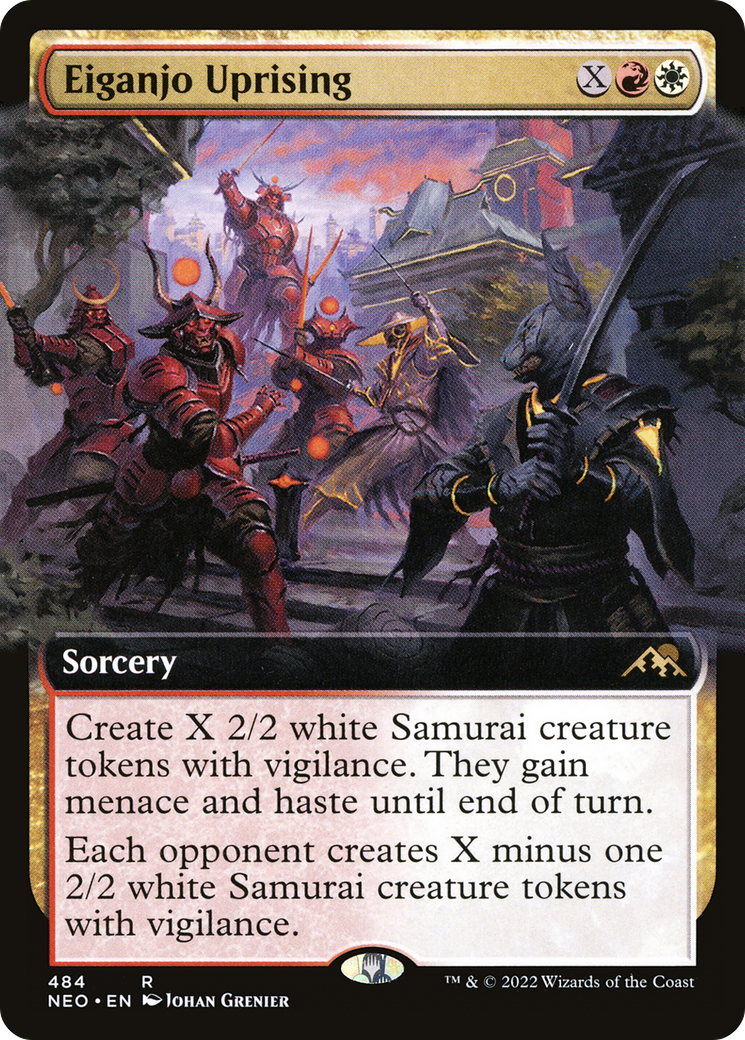 Eiganjo Uprising (NEO-484) (Extended Art) (Foil)