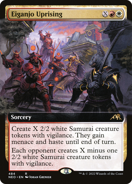 Eiganjo Uprising (NEO-484) (Extended Art) (Foil)