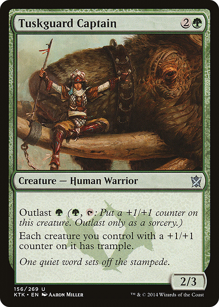 Tuskguard Captain (KTK-156) (Foil)