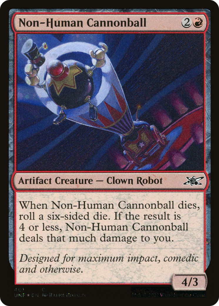 Non-Human Cannonball (UNF-401) (Galaxy Foil)