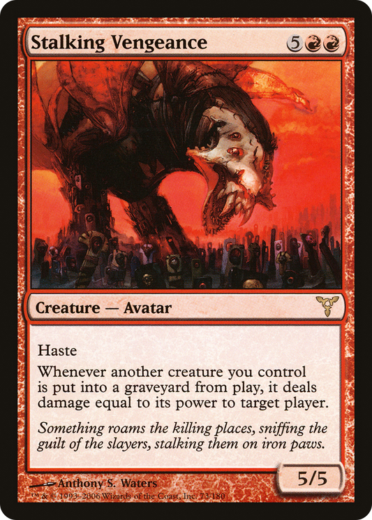 Stalking Vengeance (DIS-073) (Foil)