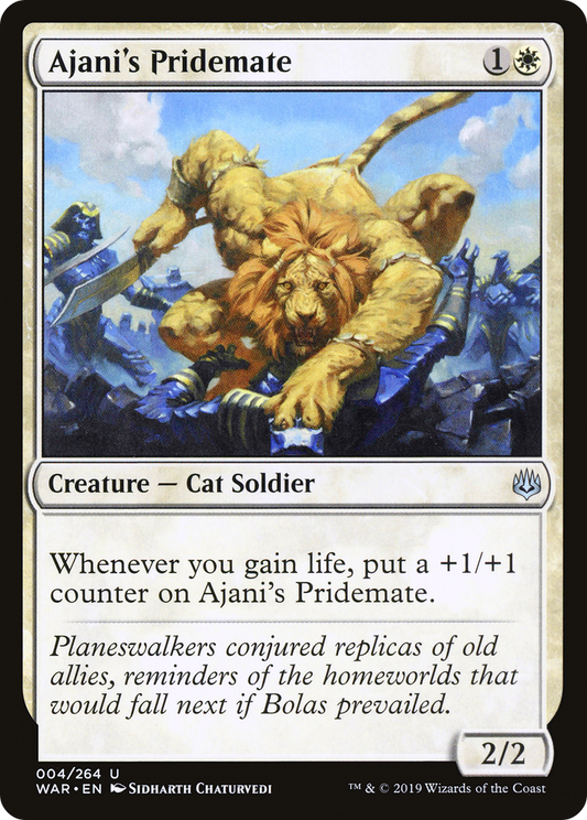 Ajani's Pridemate (WAR-004) (Foil)