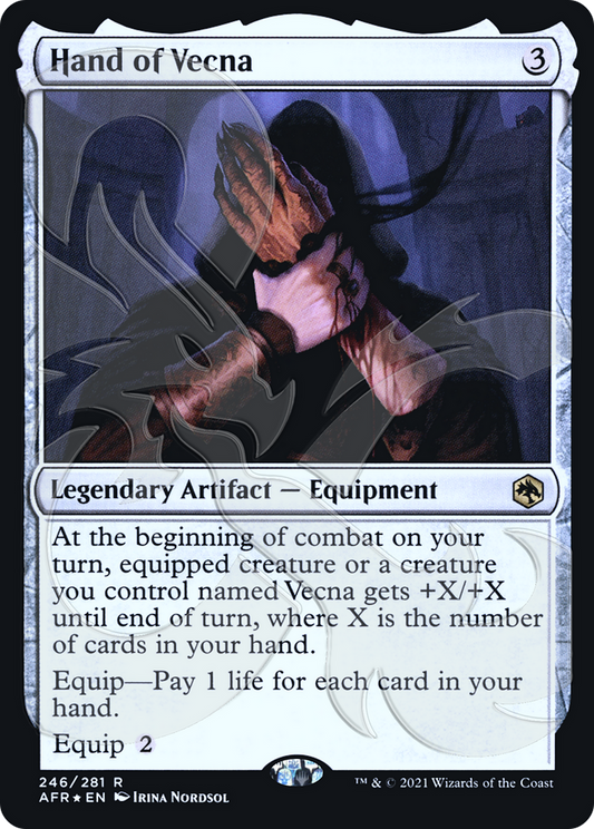 Hand of Vecna (AFR&-246A) (Foil)