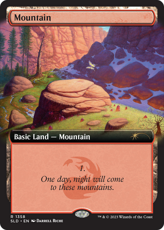 Mountain (SLD-1358) (Extended Art) (Foil)