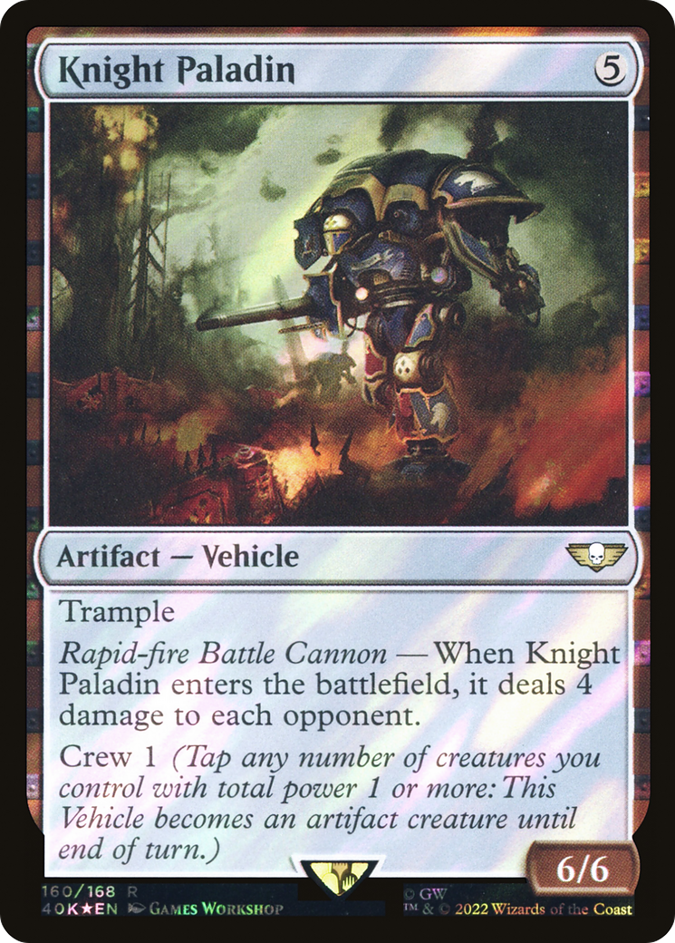 Knight Paladin (40K-160★) (Surge Foil)