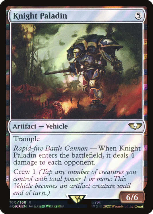 Knight Paladin (40K-160★) (Surge Foil)