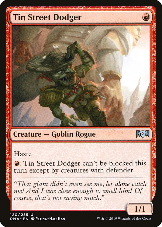 Tin Street Dodger (RNA-120) (Foil)