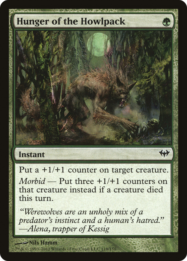Hunger of the Howlpack (DKA-119) (Foil)