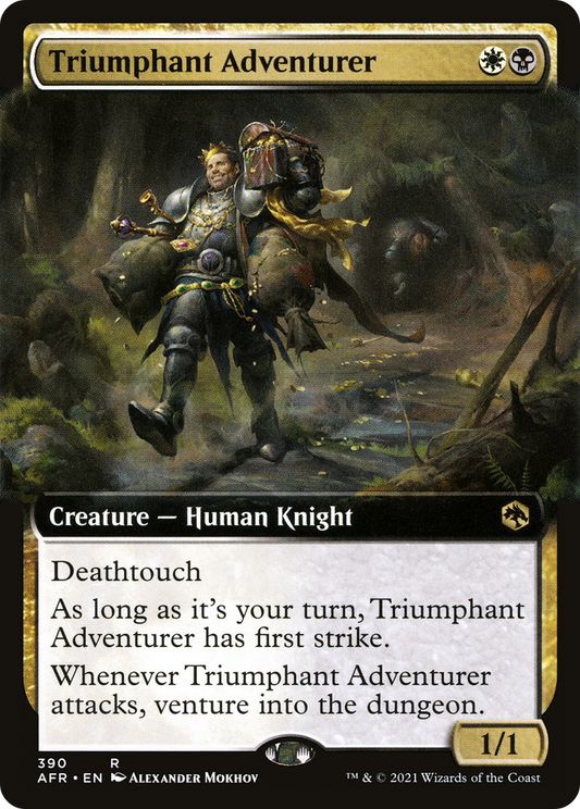 Triumphant Adventurer (AFR-390) (Extended Art)