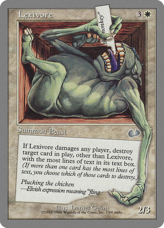 Lexivore (UGL-007)