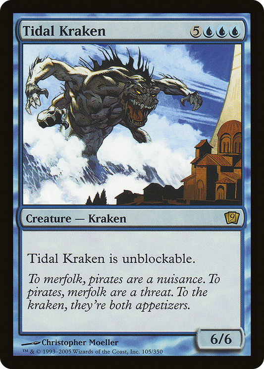 Tidal Kraken (9ED-105★) (Foil)