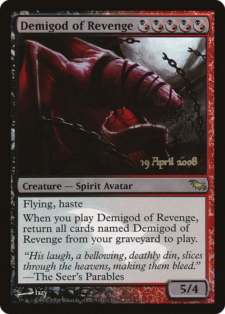 Demigod of Revenge (PRE-183★) (Foil)